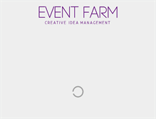 Tablet Screenshot of event-farm.com